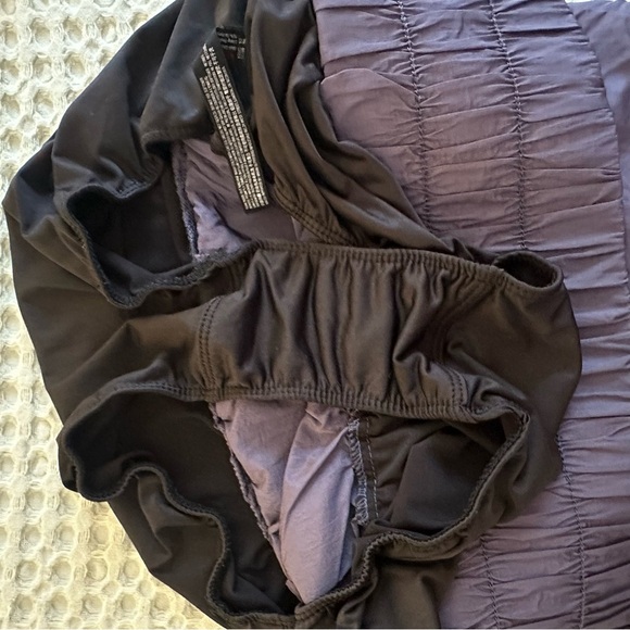 Free People FP Movement The Way Home Shorts High Waist Purple Deep Sea Stretch L - Picture 8 of 9